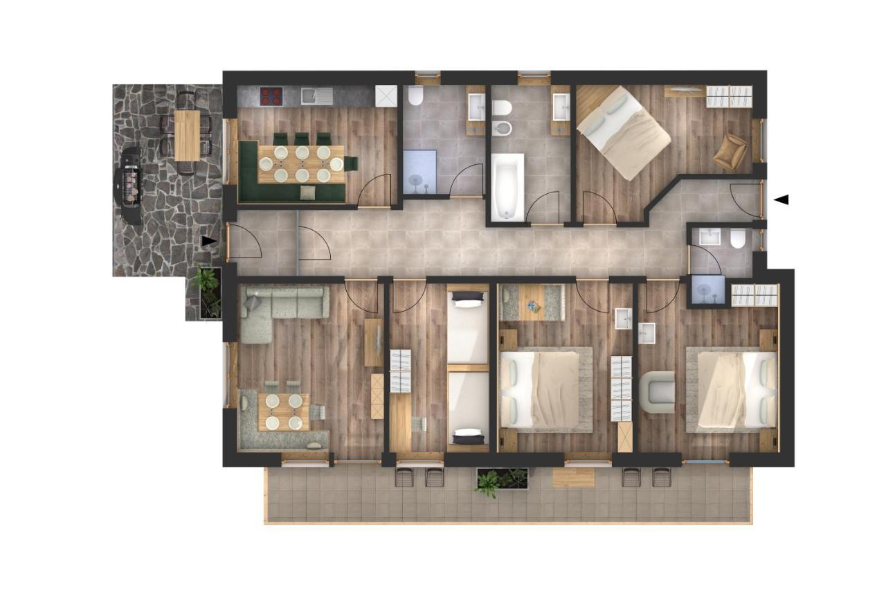 Apartments La Rives Santa Cristina Val Gardena Εξωτερικό φωτογραφία